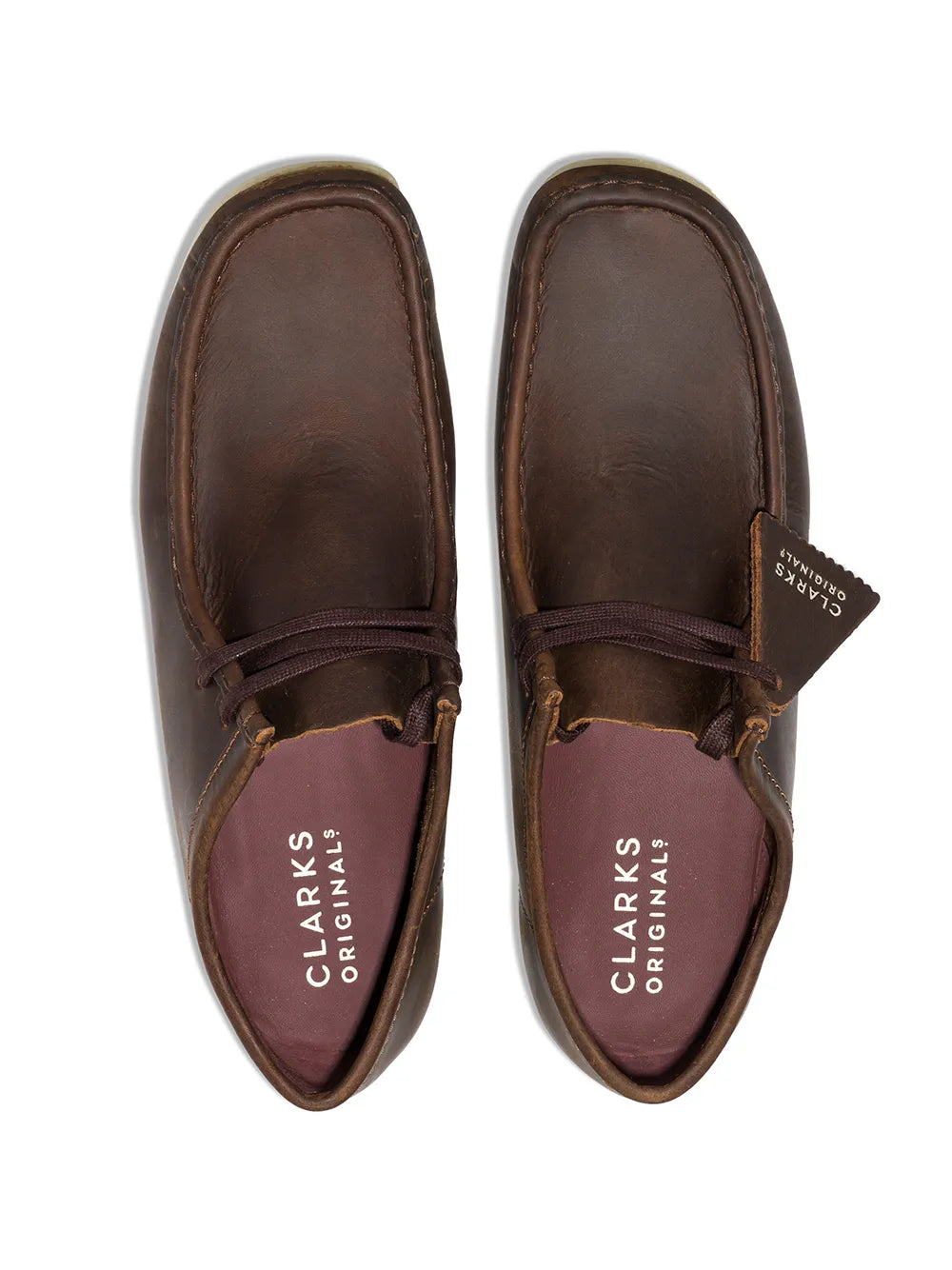 Wallabee Leather Lace-Up Boots