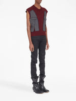 Patchwork Knitted Vest