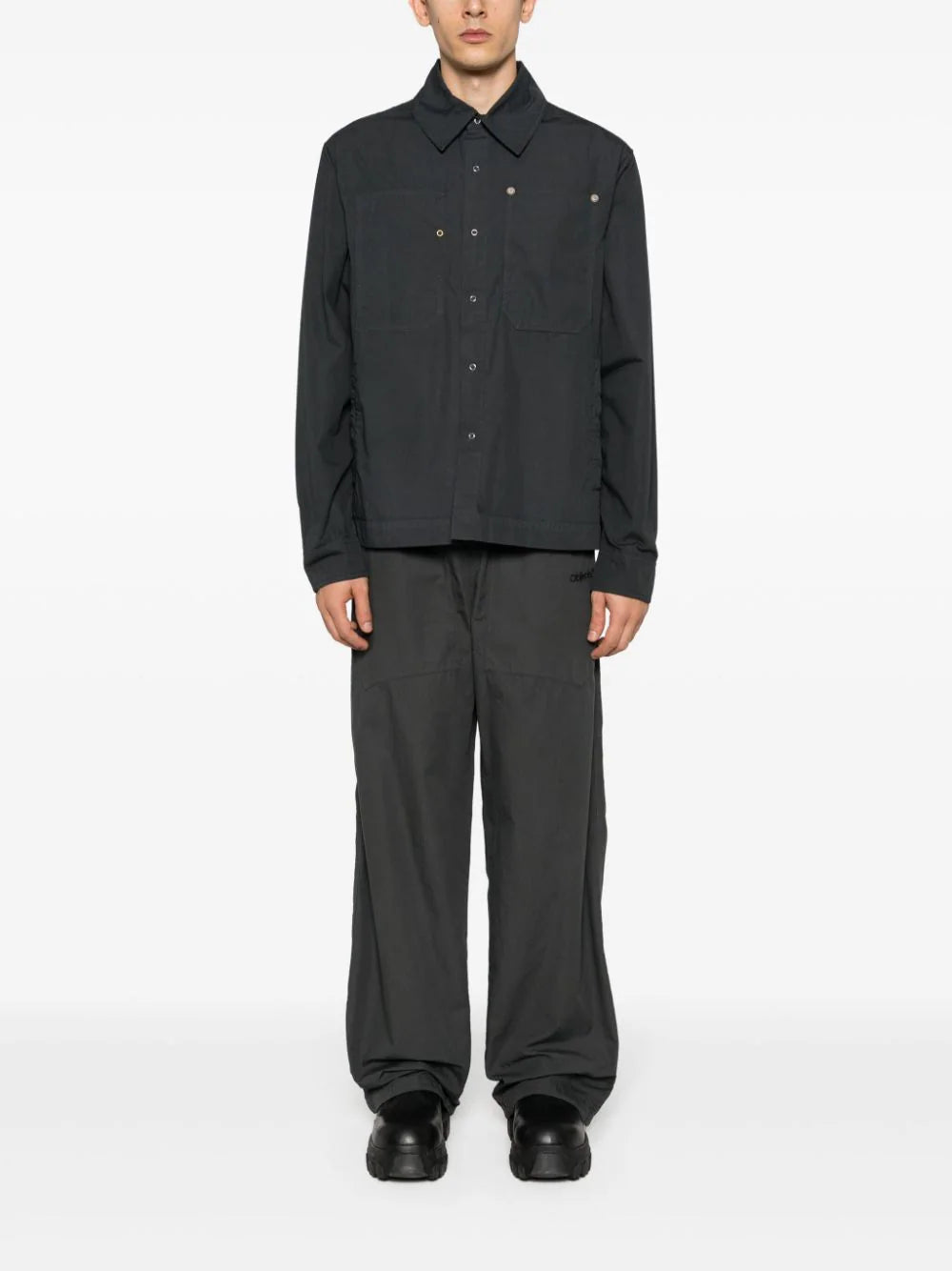 Shell Cotton Shirt Jacket