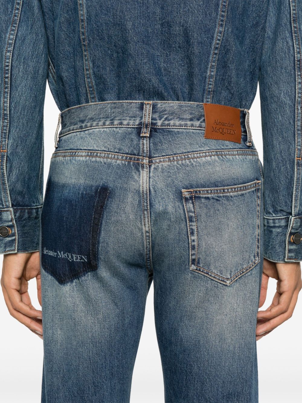 Logo-Print Jeans