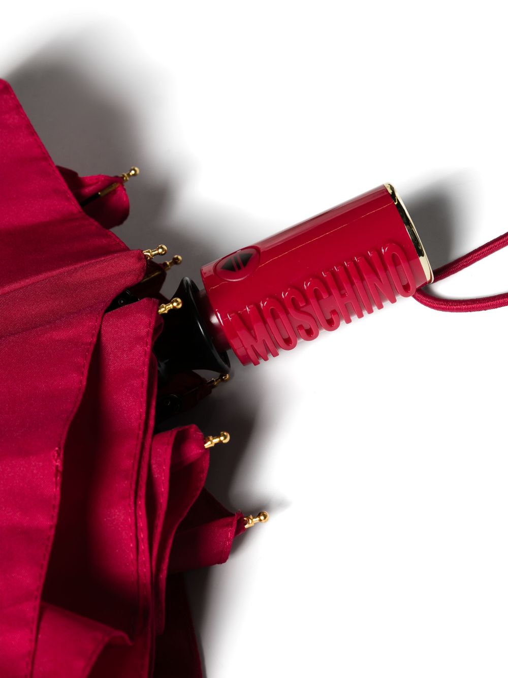 logo lettering-print foldable umbrella