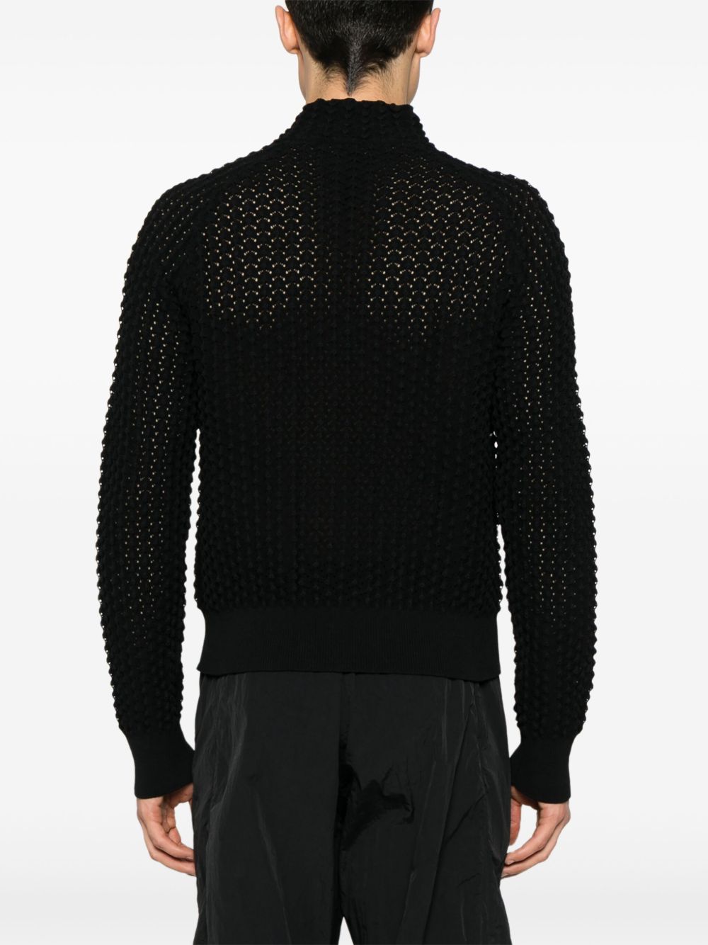 Ash zip-up cardigan