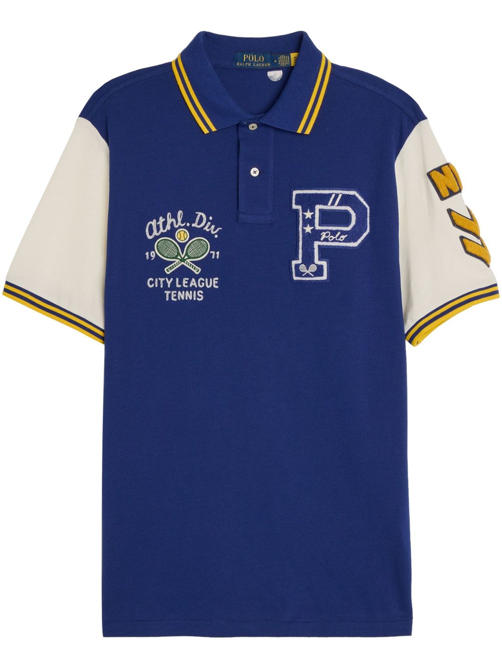Mesh Varsity Tenis polo shirt