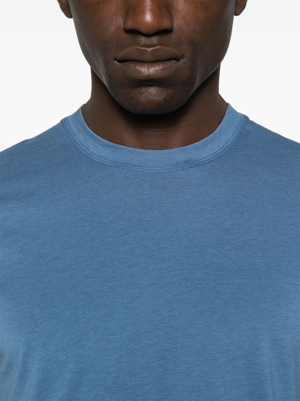embroidered-logo T-shirt