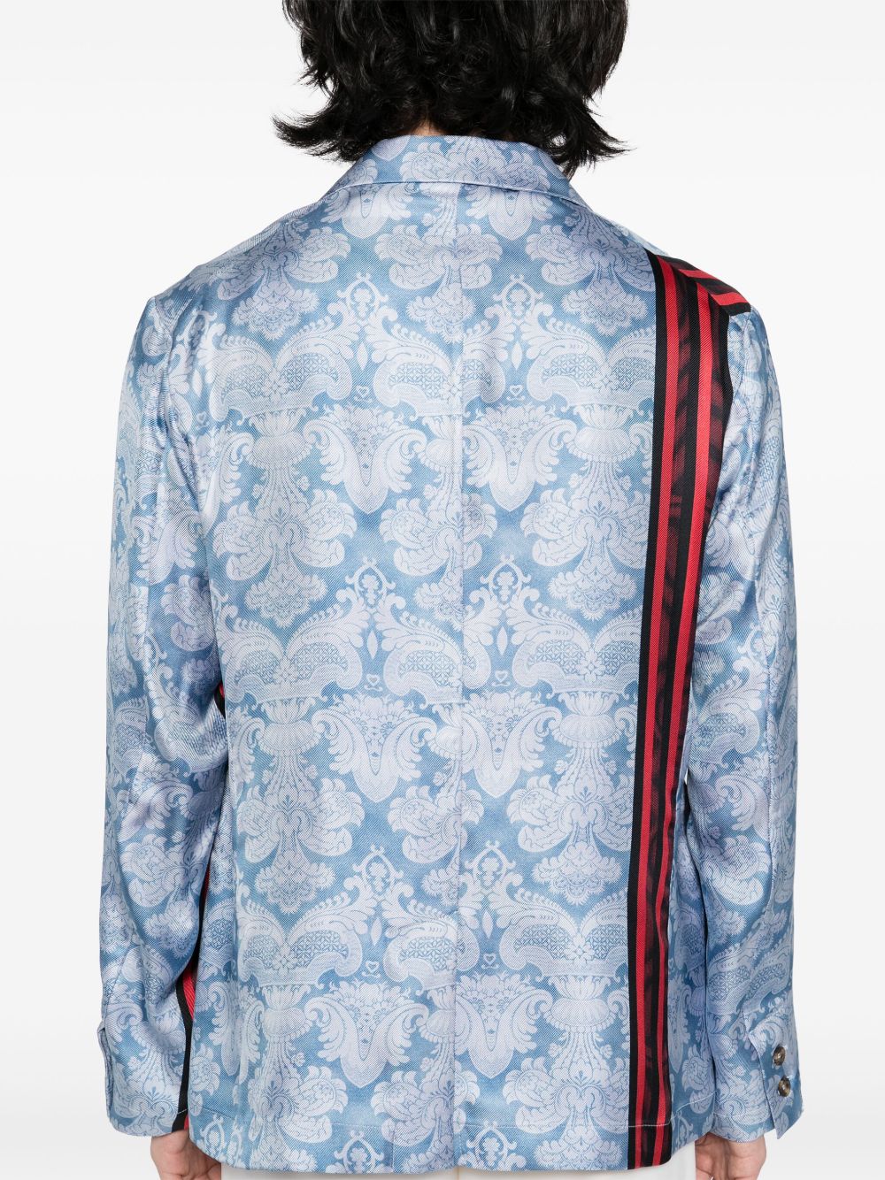 mix-print jacket