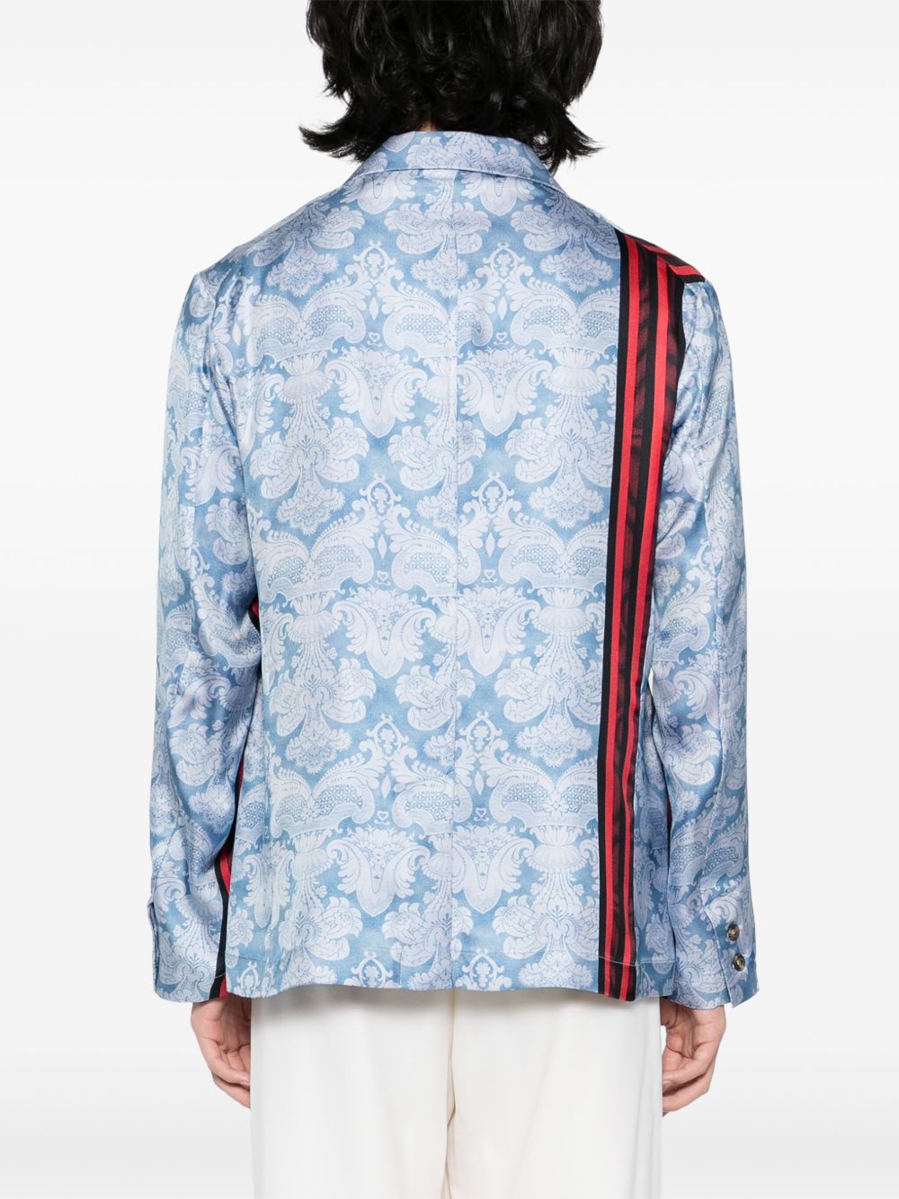 mix-print jacket