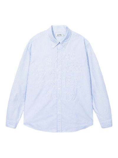 Striped Button-Up Shirt