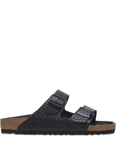 Braided-Strap Slide Sandals