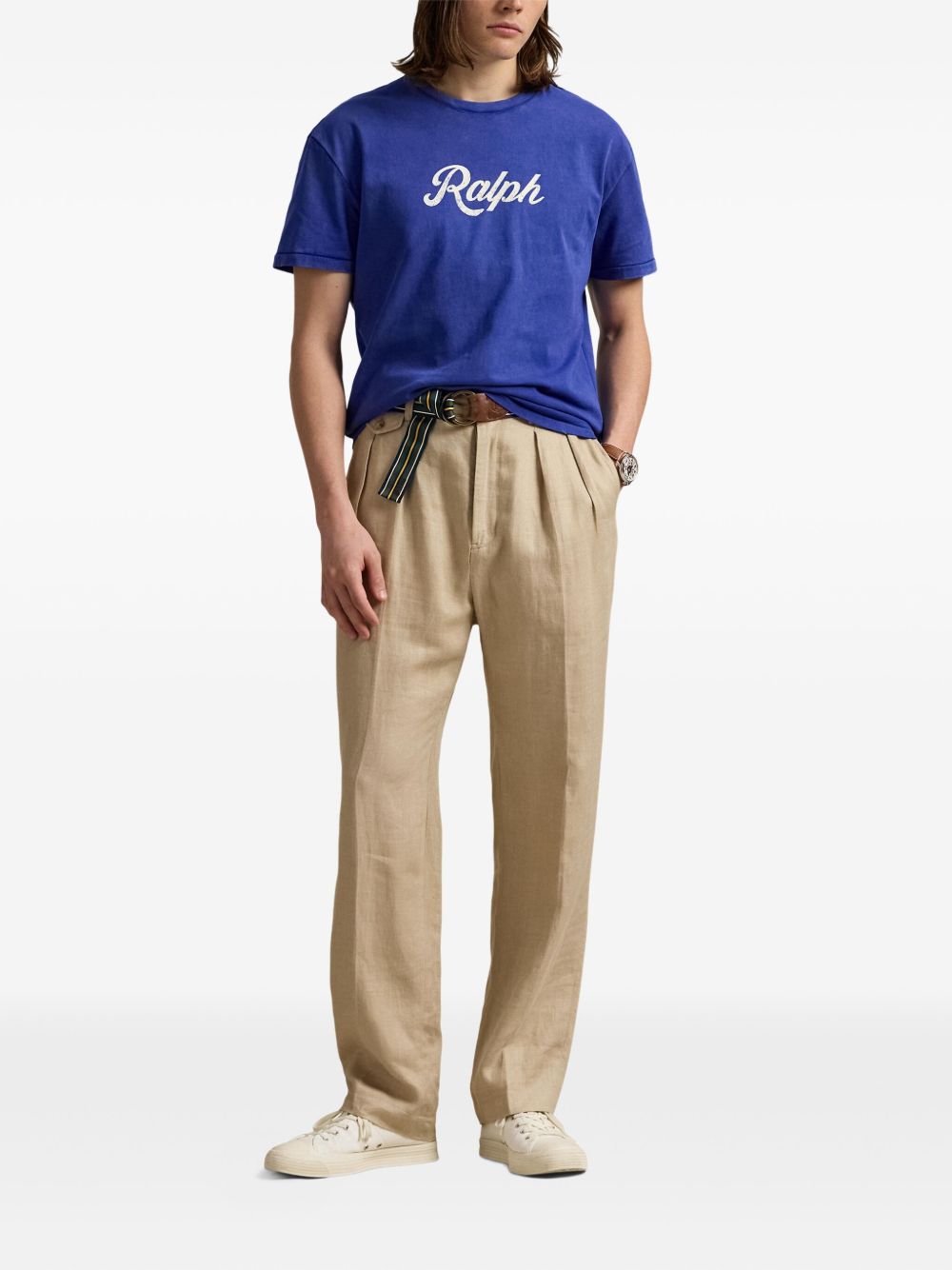 logo-print crew-neck T-shirt