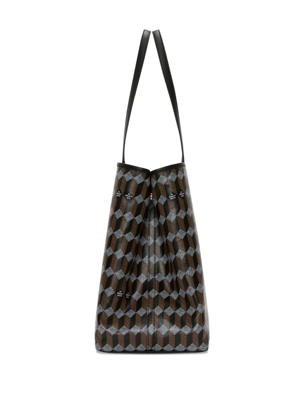 geometric-pattern tote bag
