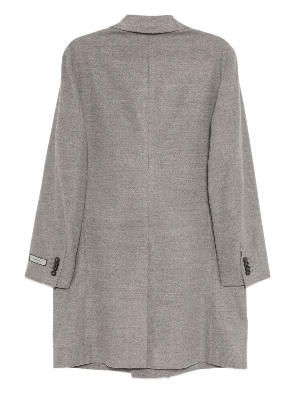 double-breasted wool coat
