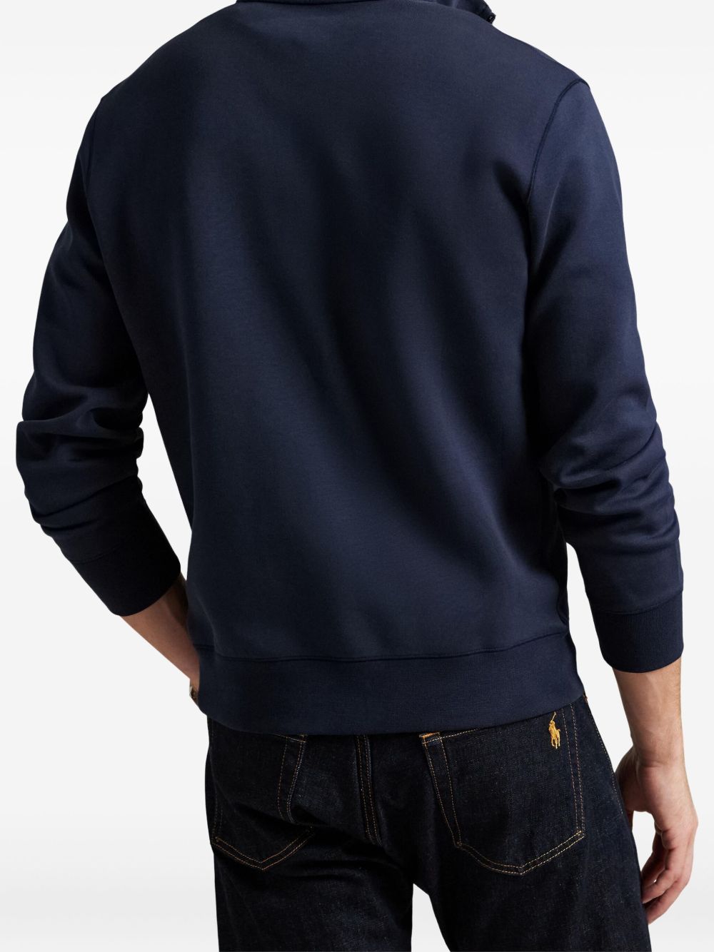 half-zip polo shirt