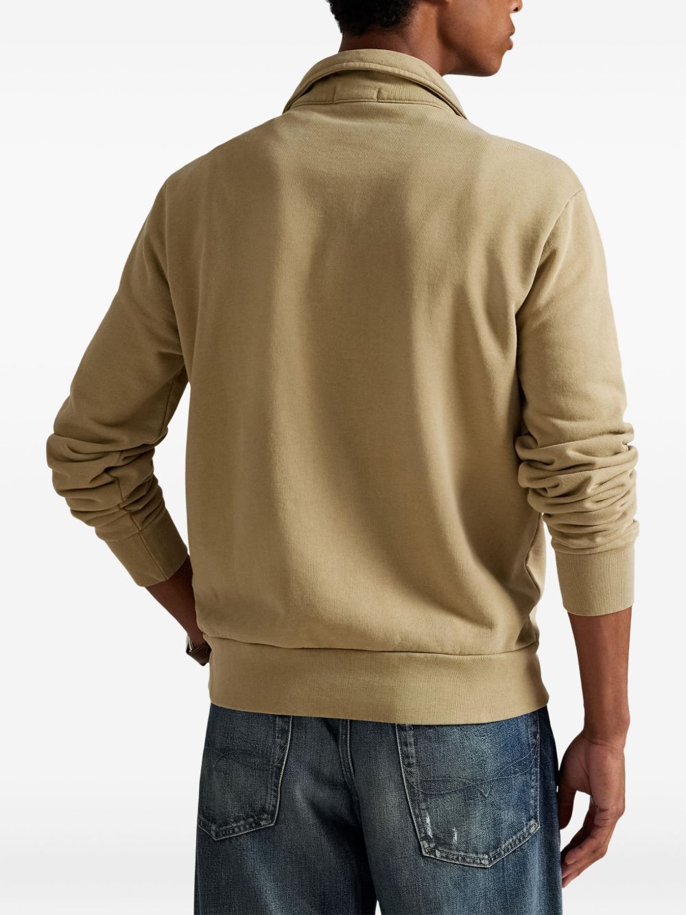 zip-up sweatshirt