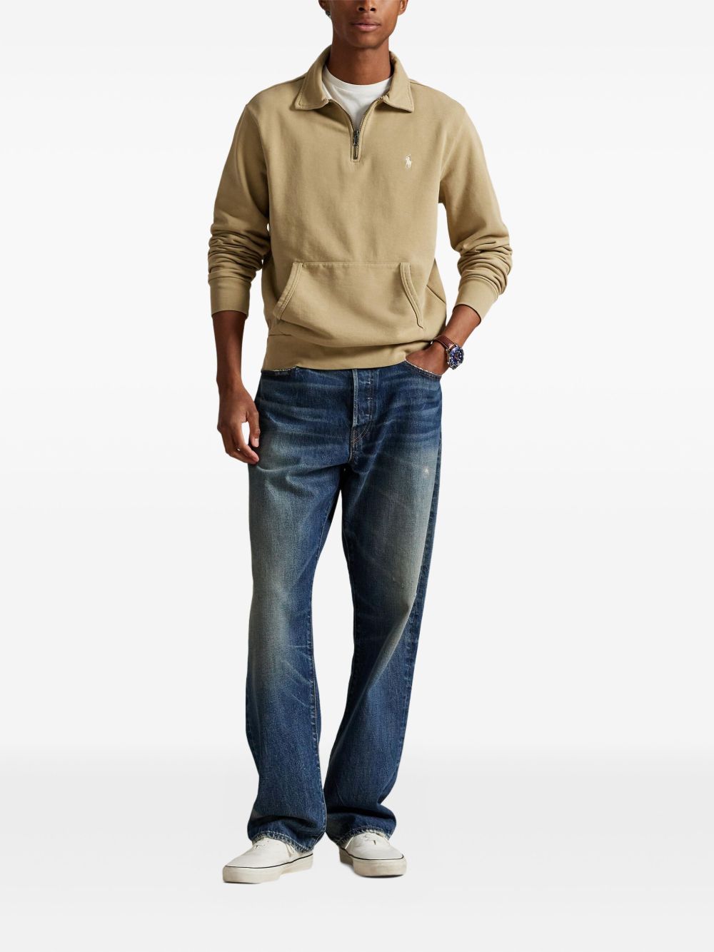 zip-up sweatshirt