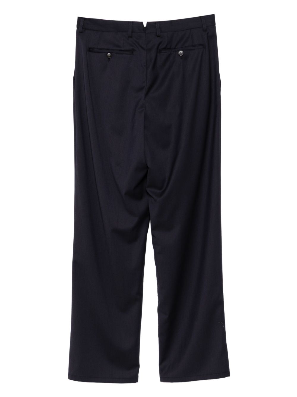 pleated wool trousers