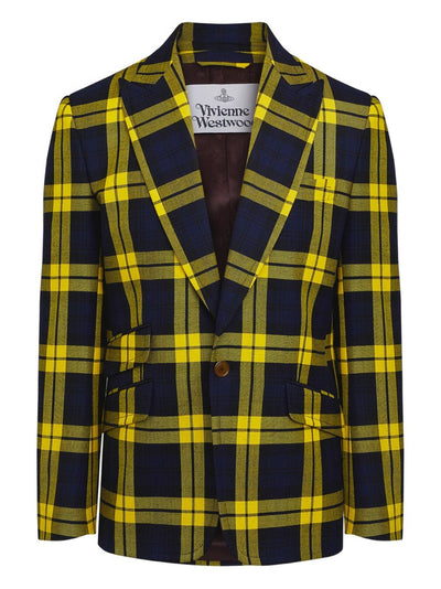 Checked Wool Blazer