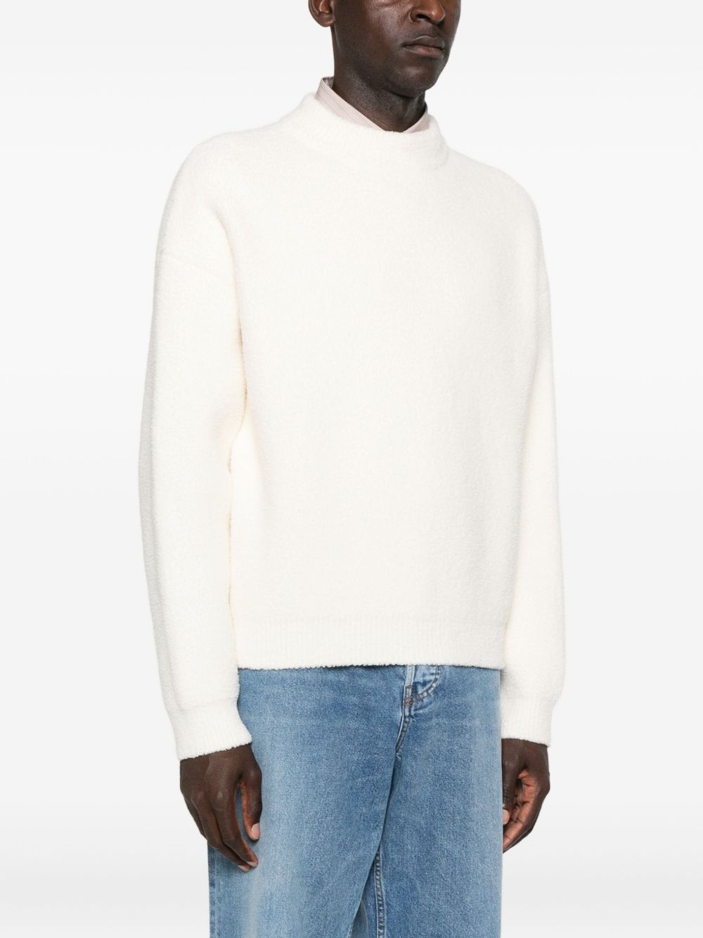 round-neck sweater
