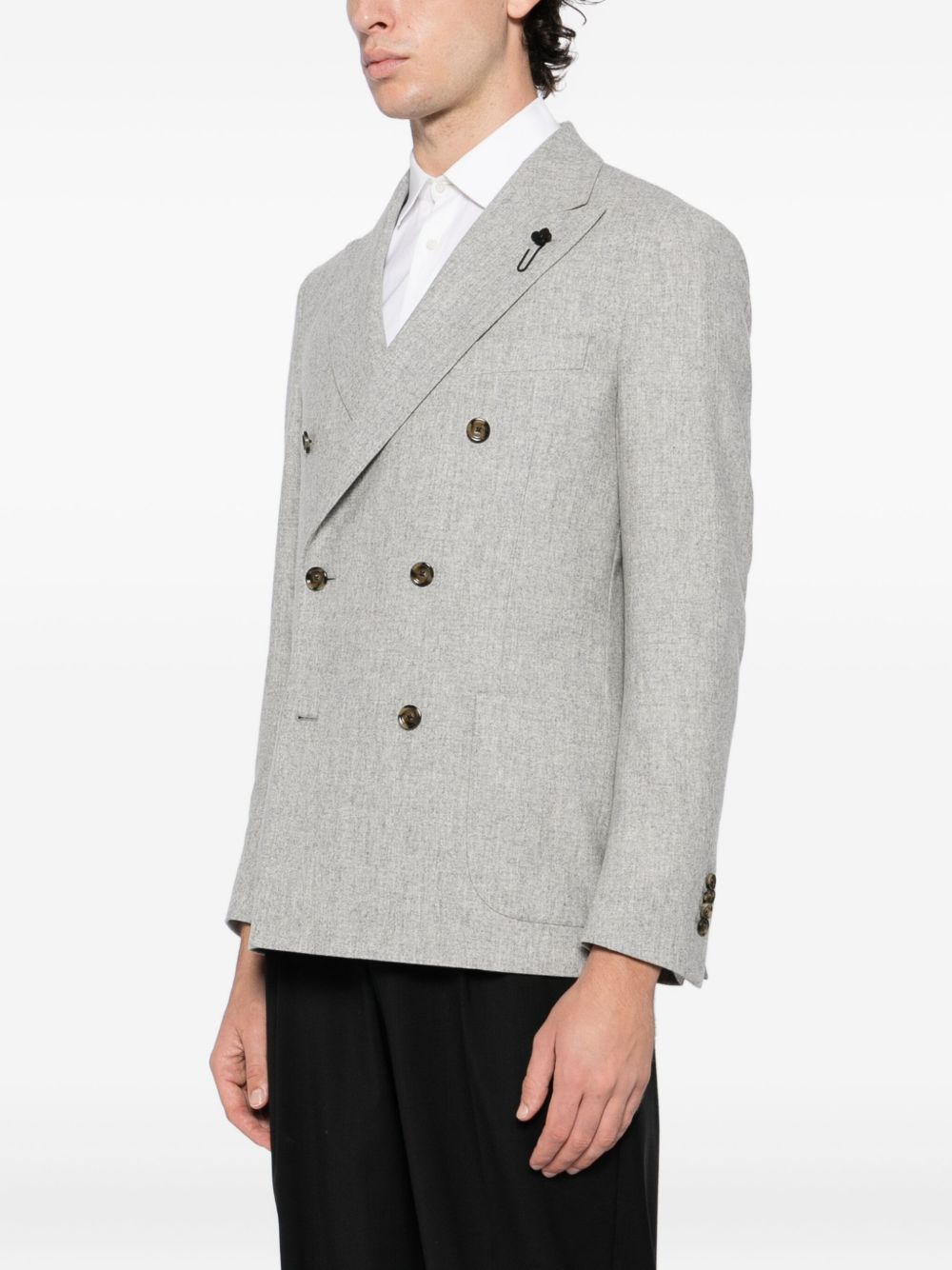 double-breasted blazer