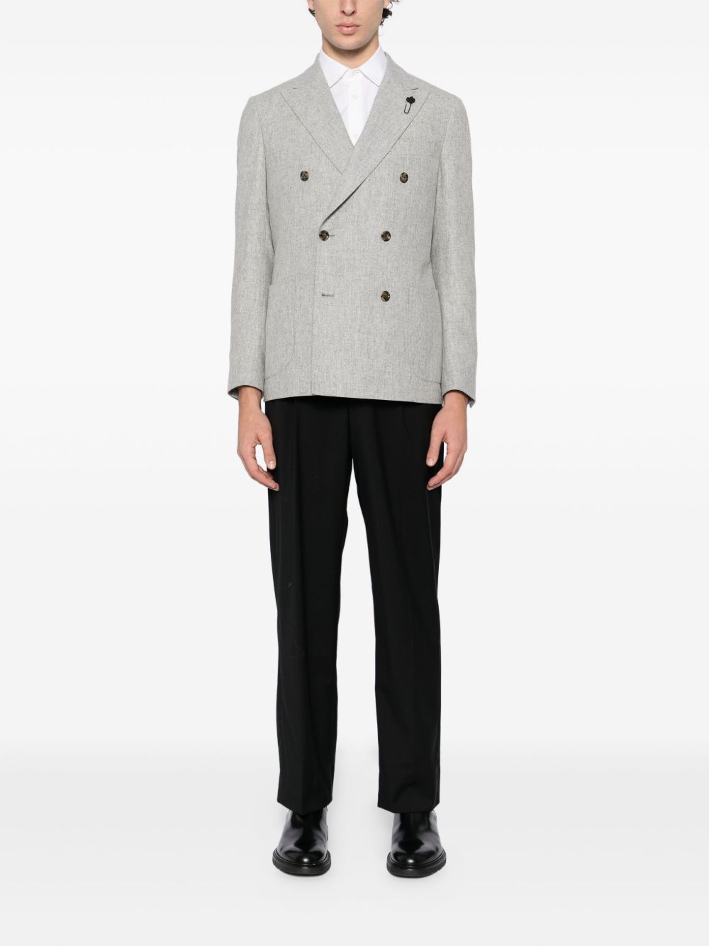 double-breasted blazer