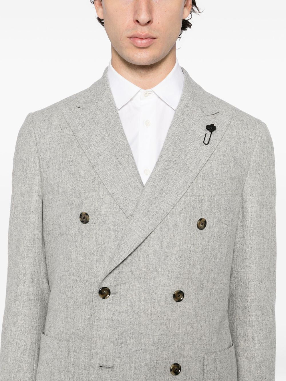 double-breasted blazer