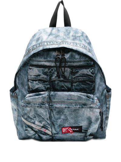X Diesel Denim-Effect Backpack
