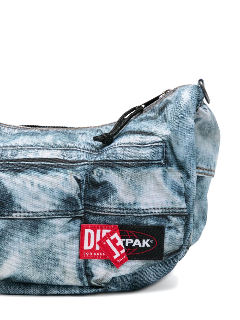 x Diesel denim-effect shoulder bag