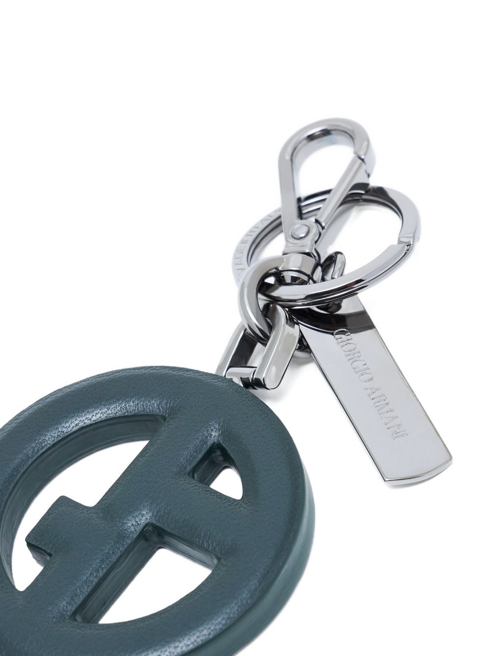 GA logo leather keyring