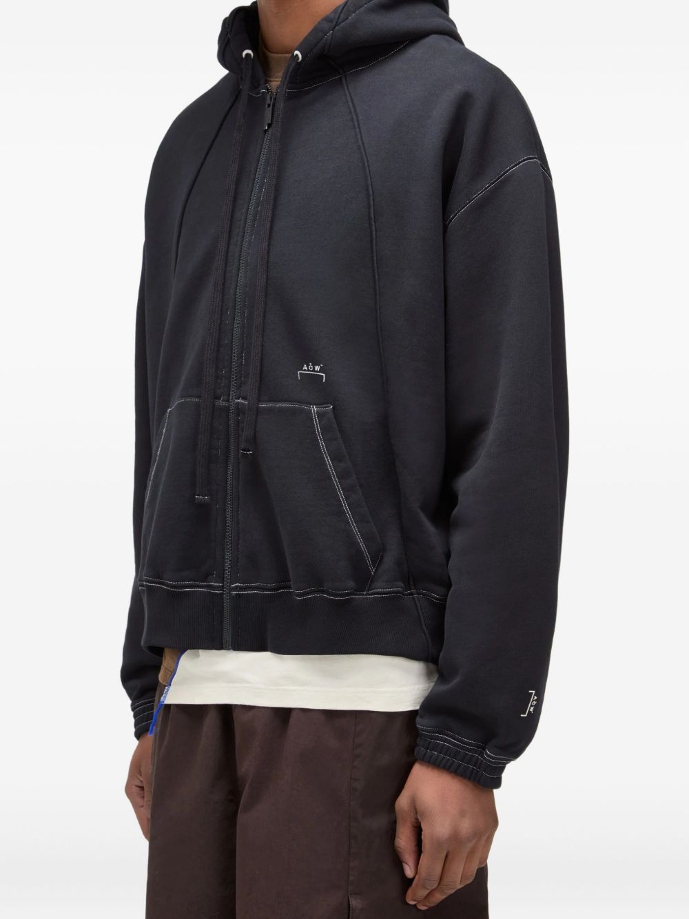 zip-up hoodie