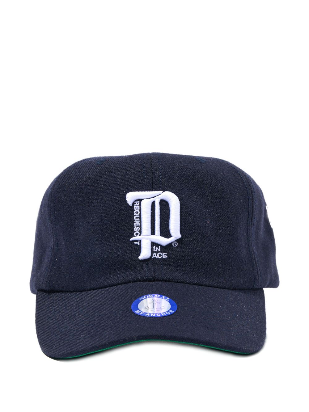 logo-embroidered baseball cap