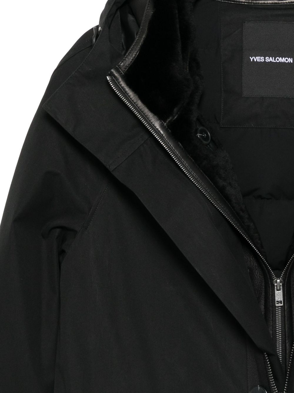 Melange parka
