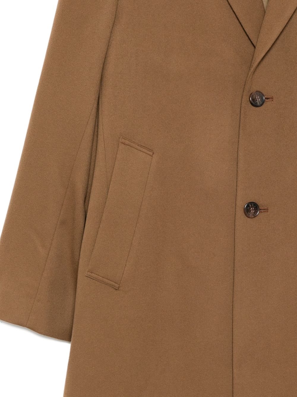 wool button-up coat