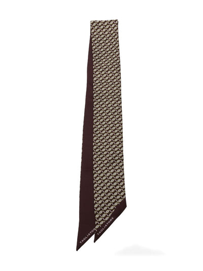 Patterned Foulard Scarf