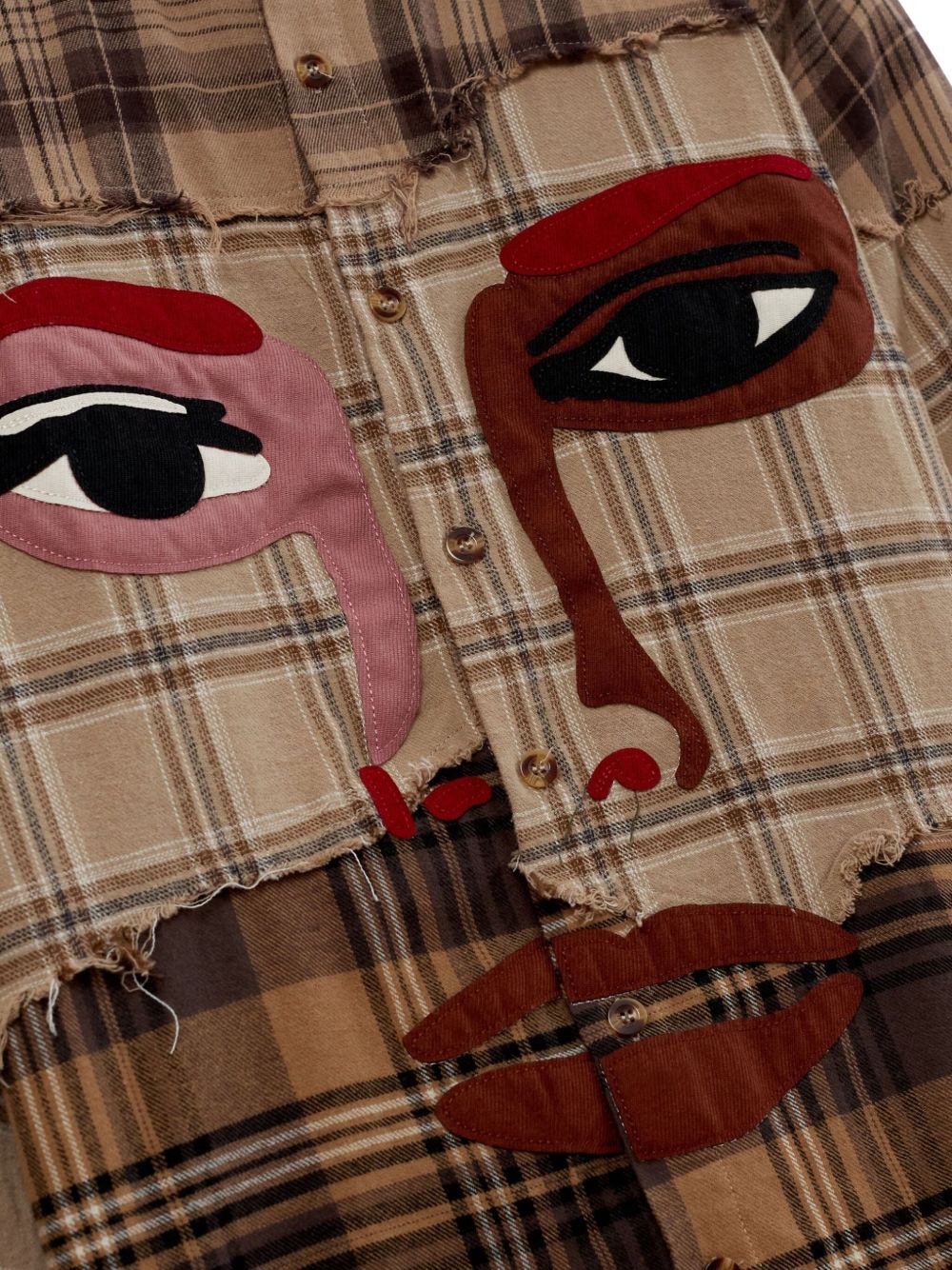 check-pattern shirt