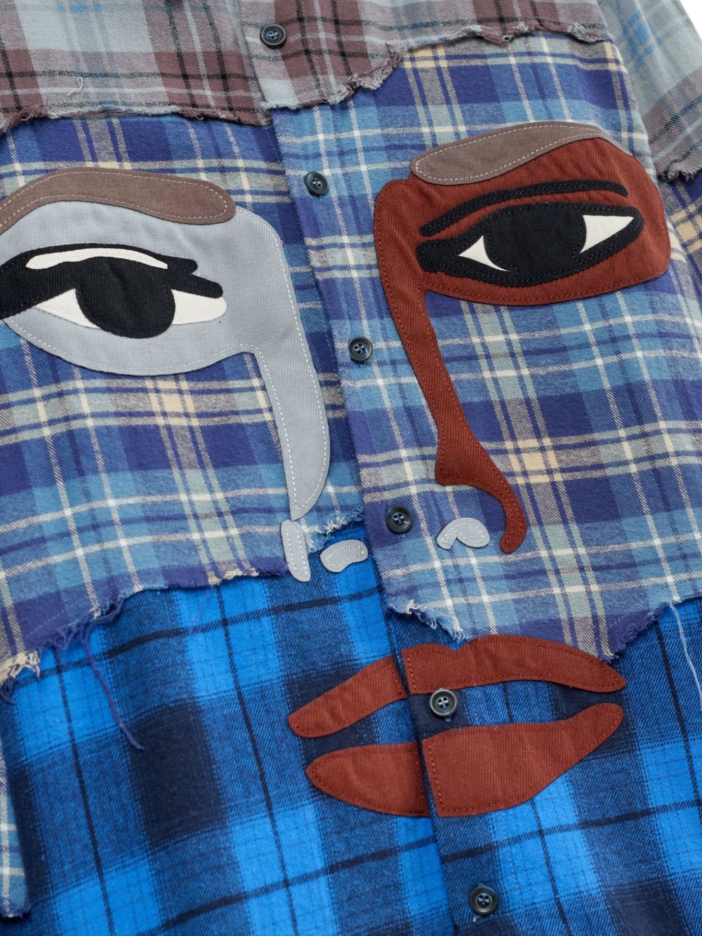 check-pattern shirt