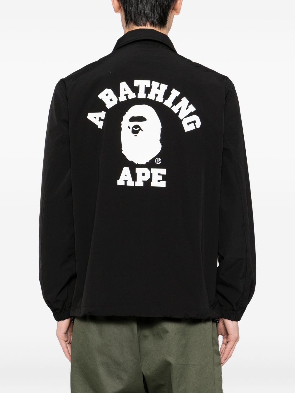 logo printed jacket