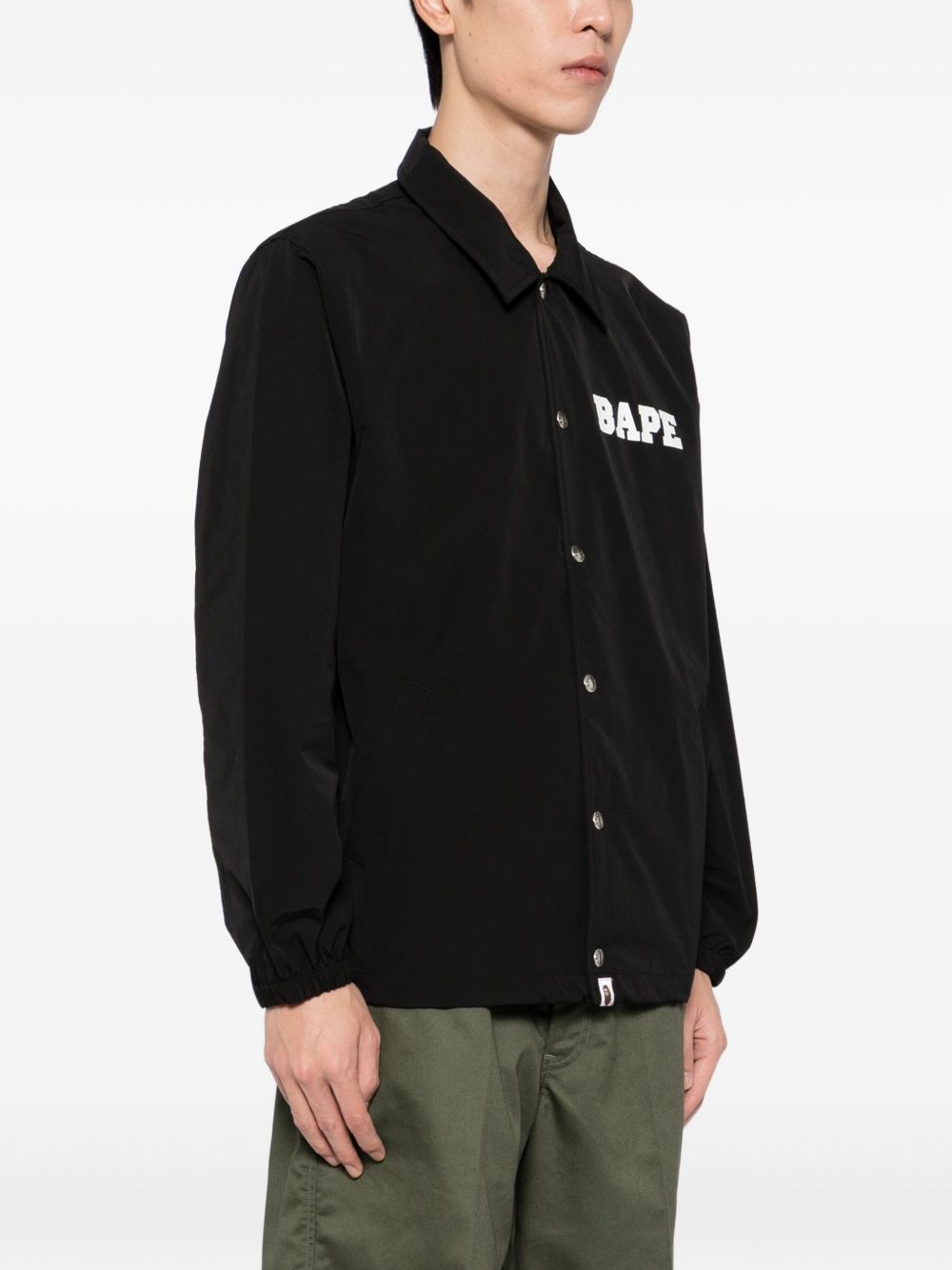 logo printed jacket