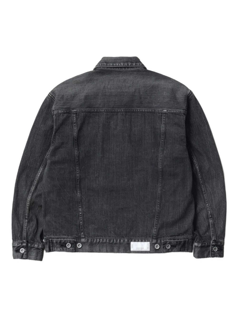 buttoned denim jacket