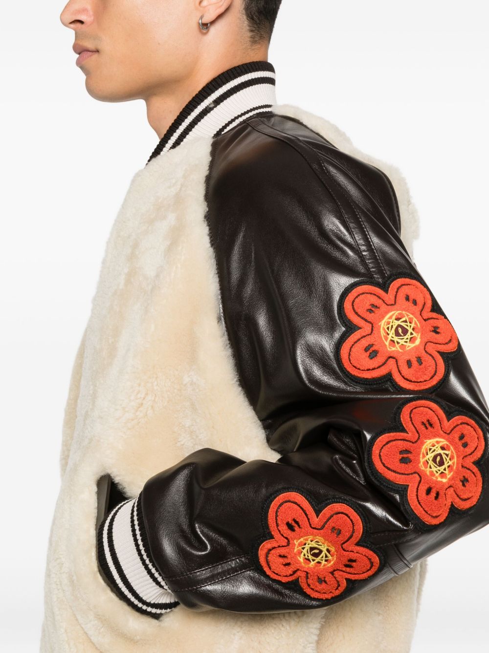 x Futura 2000 shearling bomber jacket