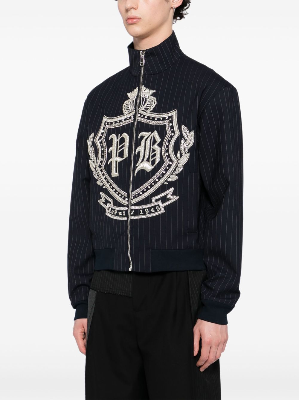 crystal-embellished jacket