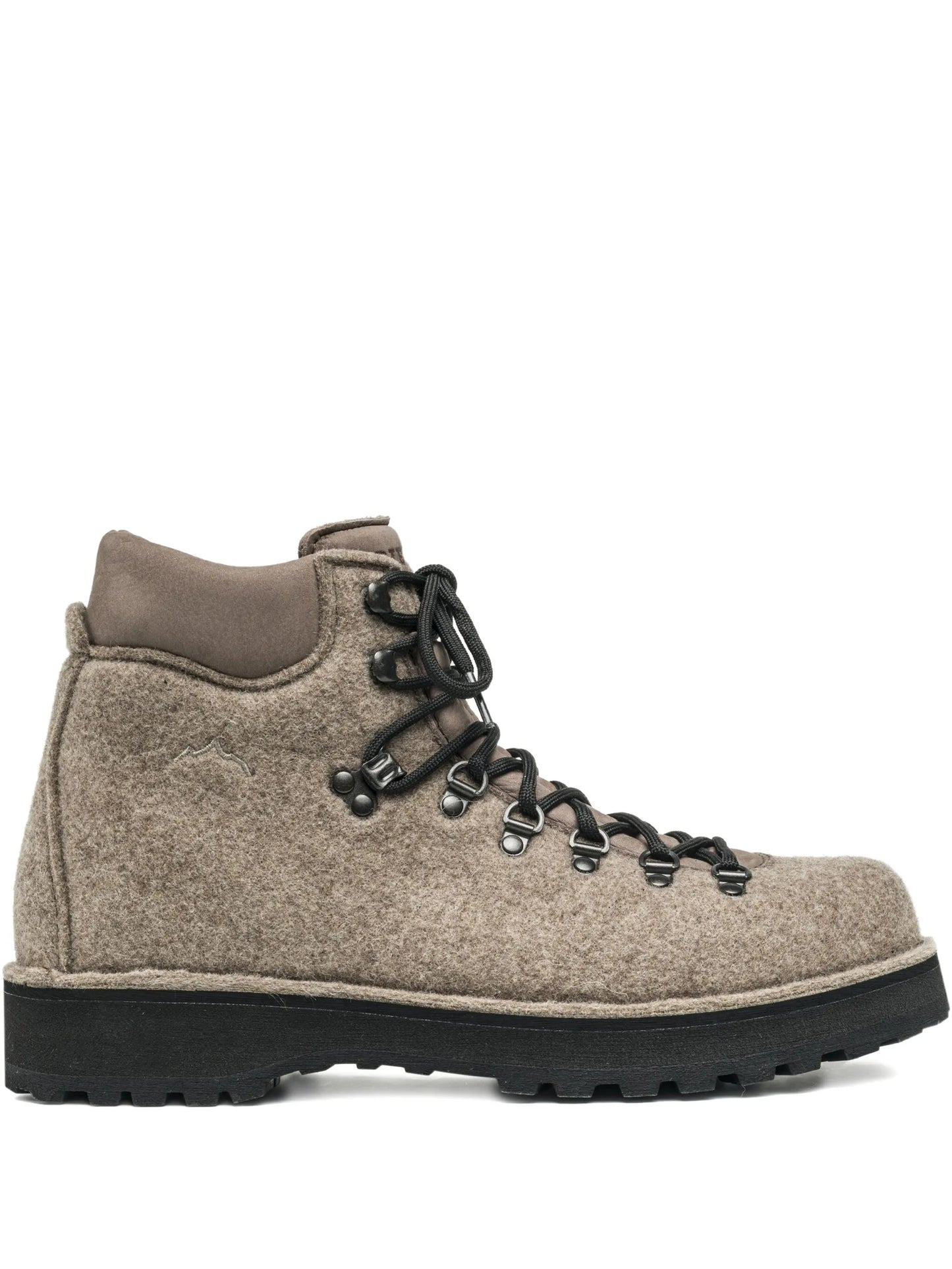 x Diemme Felt Lace-Up Boots
