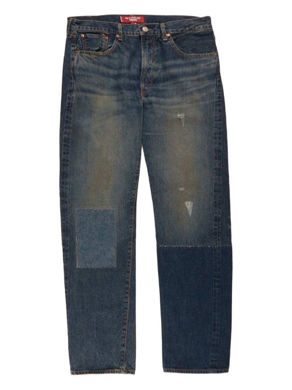patchwork jeans