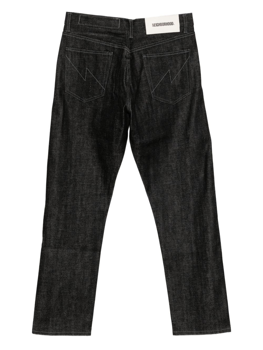 straight-leg jeans