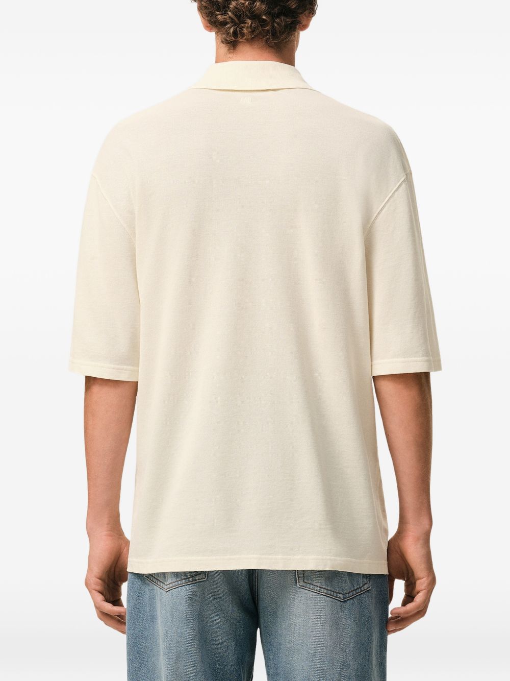 Ami De Coeur logo-patch polo shirt