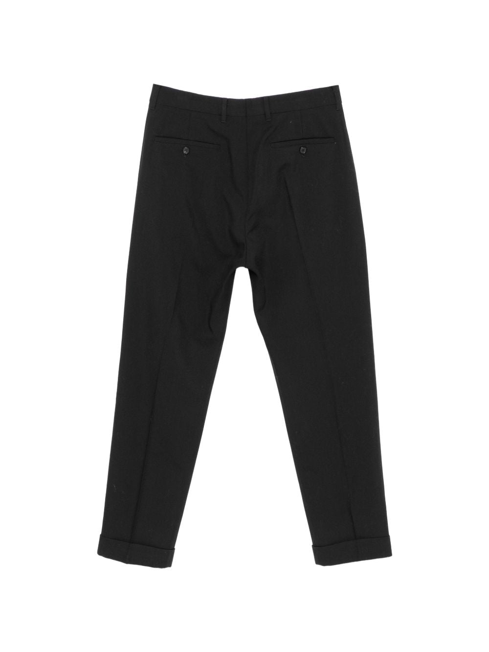 pleated wool trousers