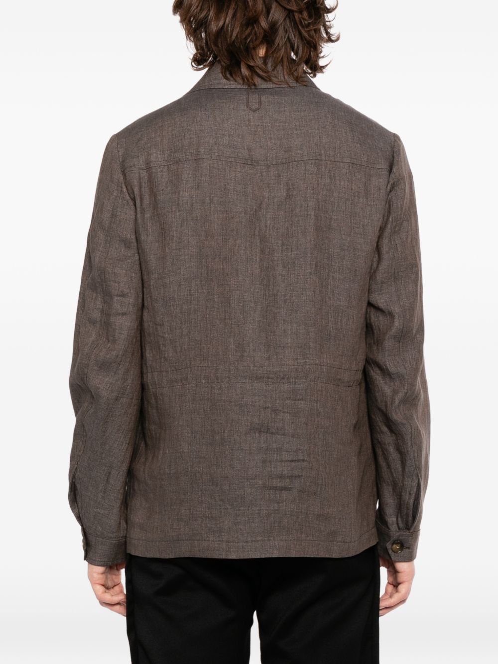 flap pockets shirt jacket