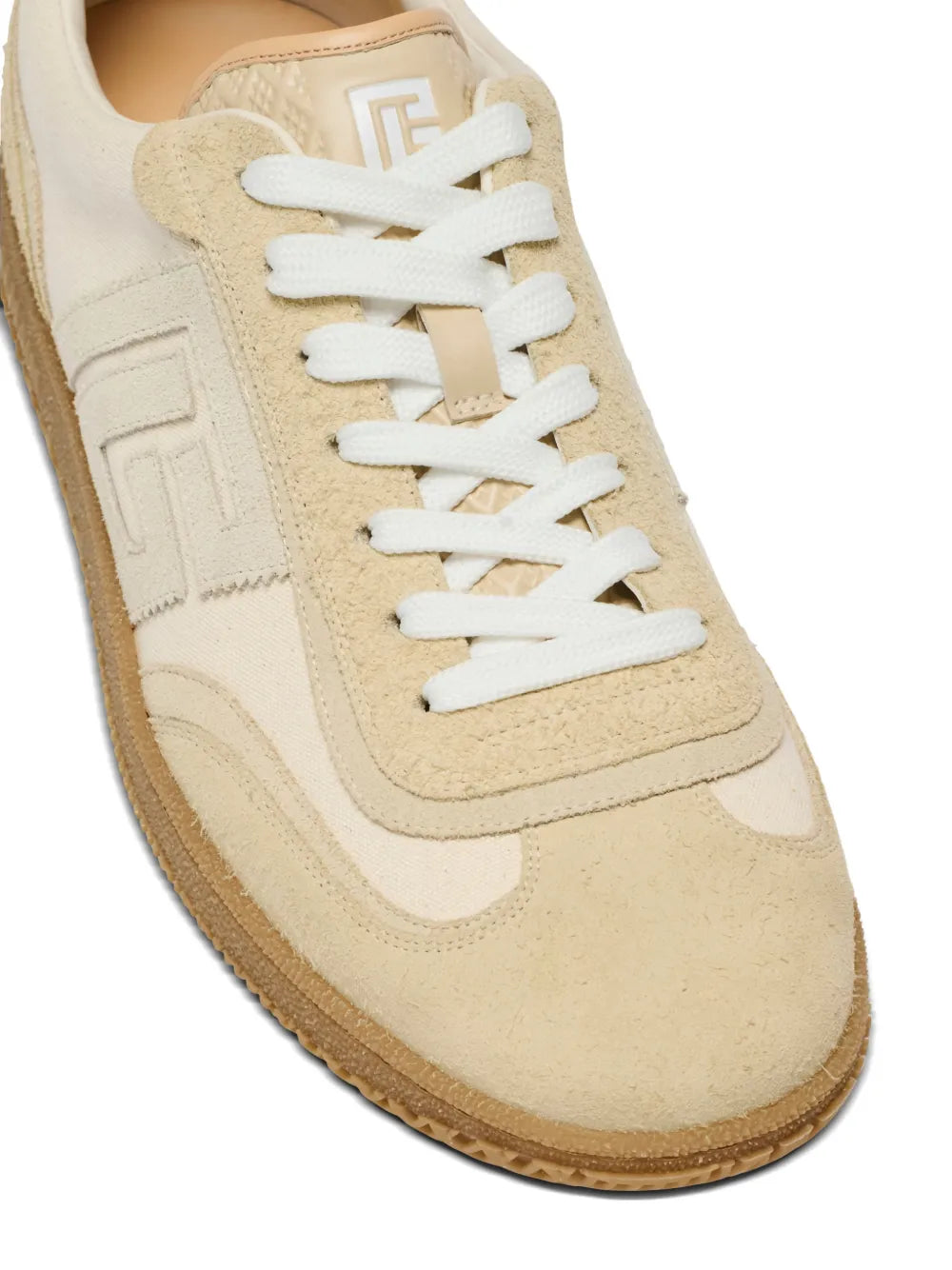 Swan lace-up logo-detail sneakers