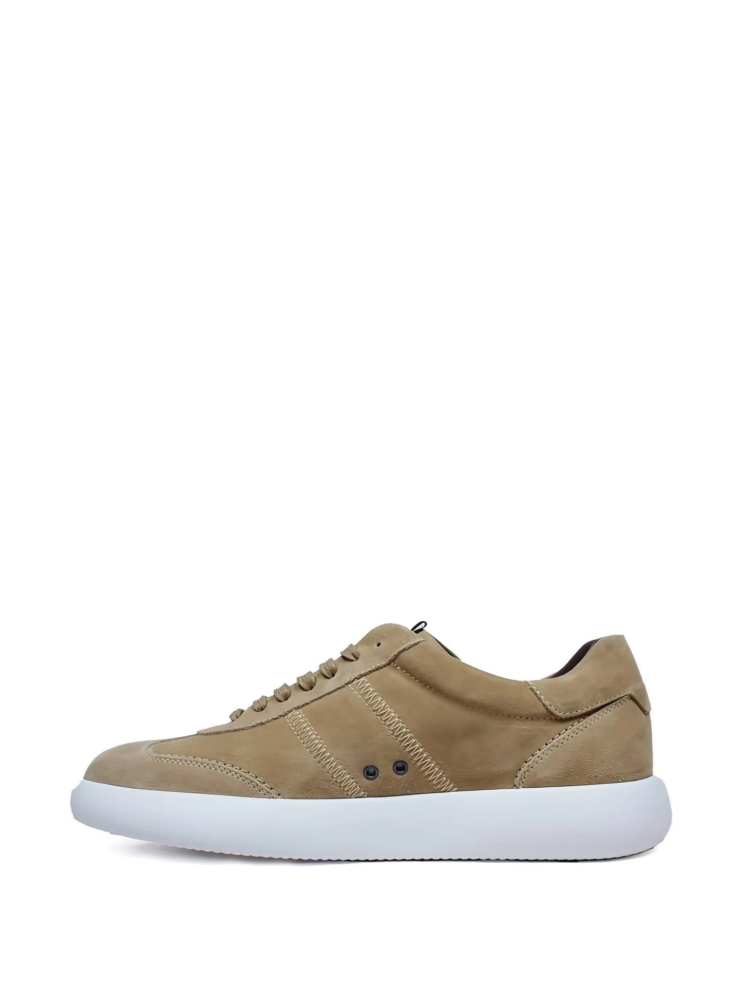 Stitched Leather Trainers
