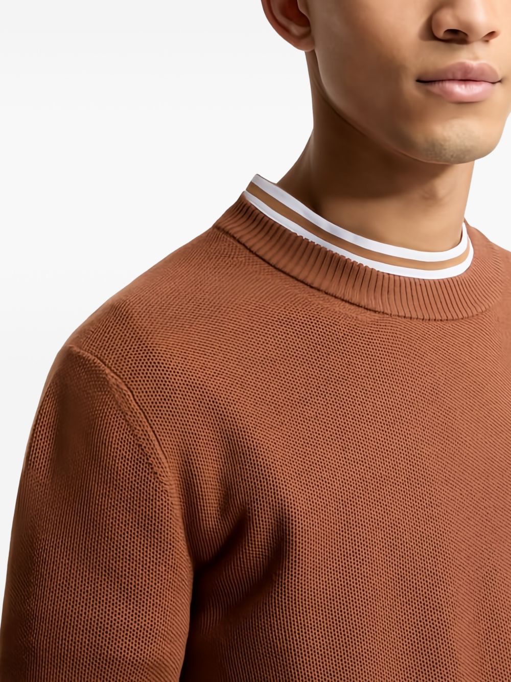logo-patch sweater