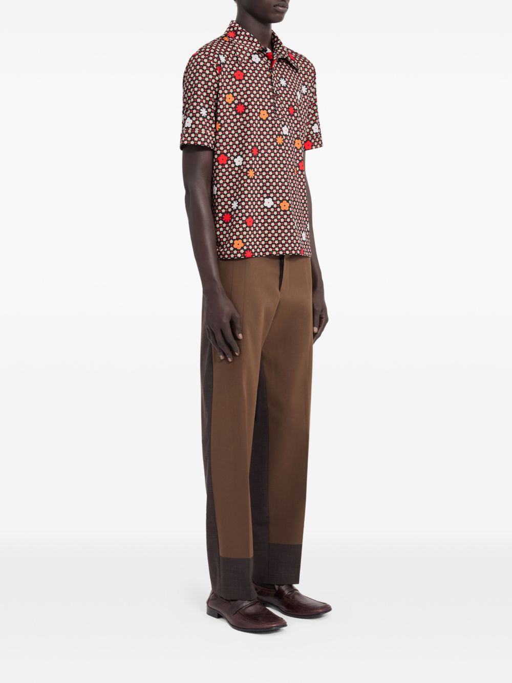 floral print shirt
