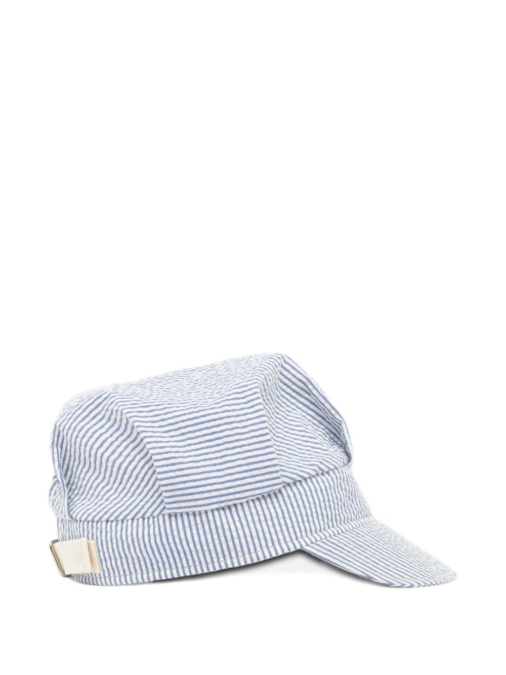 striped seersucker hat